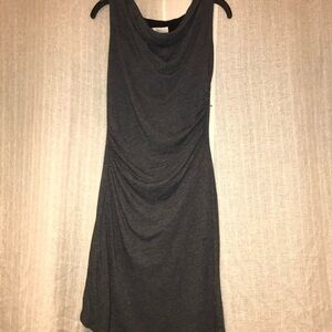 Draped Sleeveless Dress